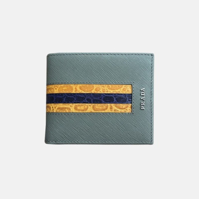 Prada 2018 Mens Saffiano Wallet - 프라다 남성 신상 사피아노 반지갑 Pra0177x.Size11cm.그레이