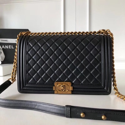 Chanel Chain Shoulder Bag,28CM - 샤넬  체인 숄더백,67088-CHAB0053,28CM,블랙