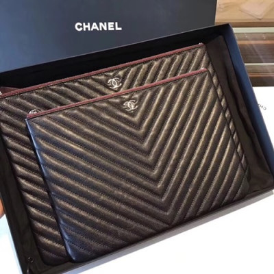 Chanel Women Clutch Bag,28/33CM - 샤넬 여성용 클러치백,CHAB0059,28/33CM,블랙