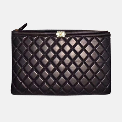 Chanel Women Clutch Bag,28/33CM - 샤넬 여성용 클러치백,CHAB0064,28/33CM,블랙