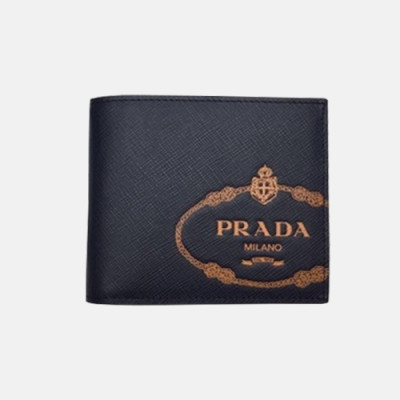 Prada 2018 Mens Saffiano Wallet - 프라다 남성 신상 사피아노 반지갑 PRA0200 11CM