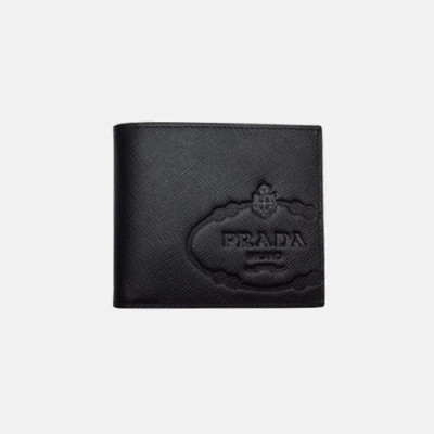 Prada 2018 Mens Saffiano Wallet - 프라다 남성 신상 사피아노 반지갑 PRA0201 11CM