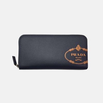 Prada 2018 Mens Saffiano Zip Round Wallet - 프라다 남성 신상 사피아노 지퍼라운드 장지갑 PRA0203 20CM