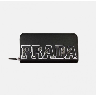 Prada 2018 Mens Saffiano Zip Round Wallet - 프라다 남성 신상 사피아노 지퍼라운드 장지갑 PRA0205 20CM