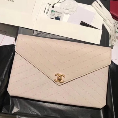 [커스텀급]Chanel 2018/2019 Lady Clutch Bag ,32CM - 샤넬 2018/2019 레이디 클러치,CHAB0123,32CM,베이지