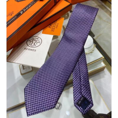 HERMES  MENS  NECKTIE  NAVY  -  에르메스 남성용 넥타이 HM0003  네이비