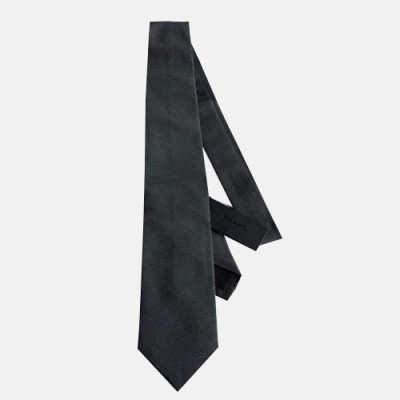 PRADA  MENS  NECKTIE  BLACK  - 프라다  남성용 넥타이 블랙