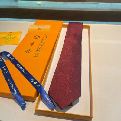 Louis Vuitton  MENS  NECKTIE  레드- 루이비통  남성용 넥타이 레드-lou00002
