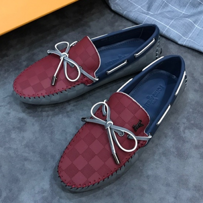 LOUIS VUITTON 2018 MENS RIBBON LEATHER LOAFER  - 루이비통 남성 리본 레더 로퍼 LOU0277 , 사이즈 (240 - 275)