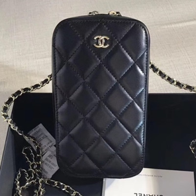 Chanel Women Phone Bag,10CM - 샤넬 여성용 휴대폰 백, CHAB0221,10CM,블랙