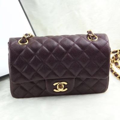 Chanel Women  Chain Leather Shoulder Bag 1116 ,20CM - 샤넬 여성용 체인 레더 숄더백1116 - CHAB0235,20CM,와인