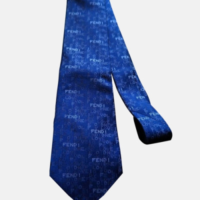 FENDI   MENS  NECKTIE BLUE -  펜디 남성용 넥타이  블루 -FENN001