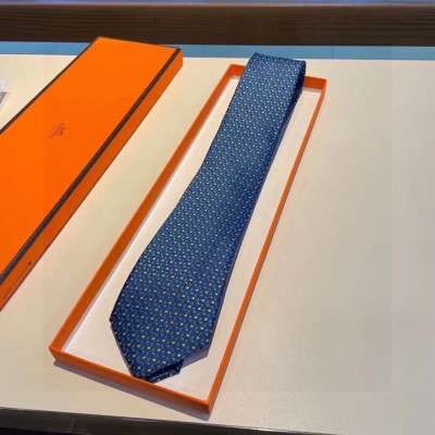 Hermes  MENS  NECKTIE  NAVY  -  에르메스 남성용 넥타이 HE0003 네이비/블랙