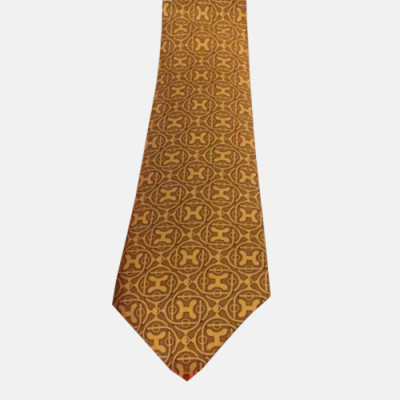 HERMES  MENS  NECKTIE  YELLOW  - 에르메스 남성용 넥타이 옐로우