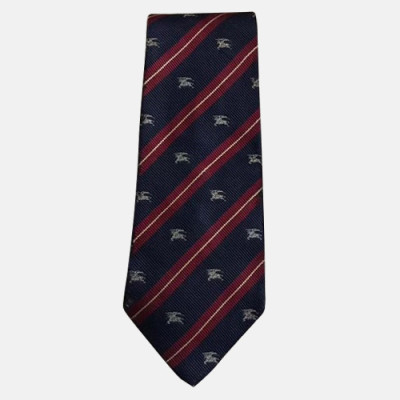 BURBERRY  MENS  NECKTIE  NAVY - 버버리  남성용 넥타이 네이비