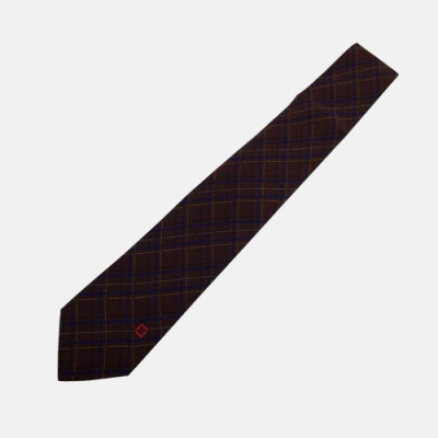 HERMES   MENS  NECKTIE BROWN  -  에르메스 남성용 넥타이 브라운