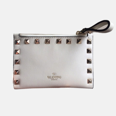 Valentino 2018 Rockstud Leather Wallet - 발렌티노 신상 락스터드 레더 월릿 VAL0066 13CM