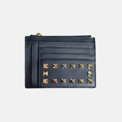 Valentino 2018 Rockstud Leather Card Cace - 발렌티노 신상 락스터드 레더 카드 케이스 VAL0074 13CM