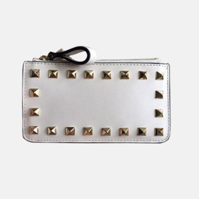 Valentino 2018 Rockstud Leather Coin Purse - 발렌티노 신상 락스터드 레더 동전지갑 VAL0079 13CM