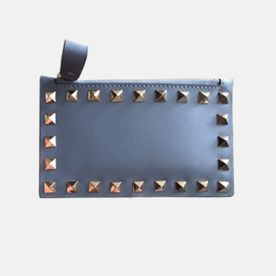 Valentino 2018 Rockstud Leather Card Cace - 발렌티노 신상 락스터드 레더 카드지갑 VAL0096 14CM