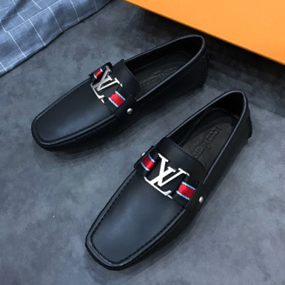 LOUIS VUITTON 2018 MENS STRAP LEATHER LOAFER  - 루이비통 남성 스트랩 레더 로퍼 LOU0298 , 사이즈 (240 - 275)