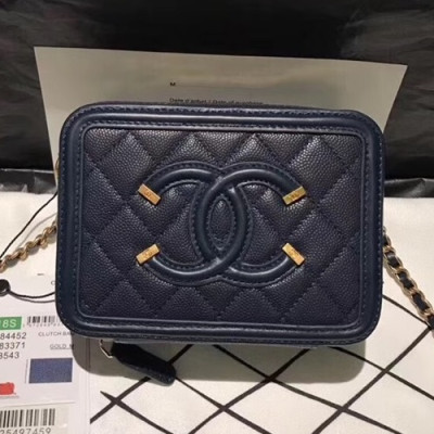 Chanel Women Camera Shoulder Bag ,14/17/21CM - 샤넬 여성용 카메라 숄더백 CHAB0381,14/17/21CM,네이비