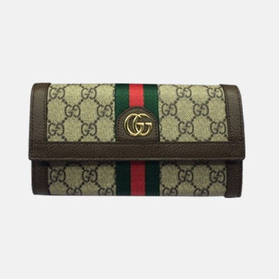 Gucci 2018 Ophidia GG Pin Code Long Purse 523153 - 구찌 오피디아 GG 장지갑 523154 GUC0293 19.5CM