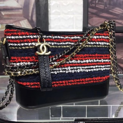 Chanel 2018 Gabrielle Hobo Shoulder Bag,20CM - 샤넬 2018 가브리엘 호보 숄더백,CHAB0435,20CM,레드+블랙