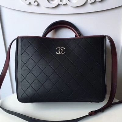 Chanel 2018 Tote Shoulder Bag, 28CM - 샤넬 2018 토트 숄더백 CHAB0470,28CM,블랙