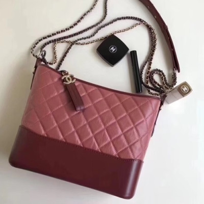 Chanel 2018 Gabrielle Hobo Leather Shoulder Bag,28CM - 샤넬 2018 가브리엘 호보 레더 숄더백,CHAB0511,28CM,와인