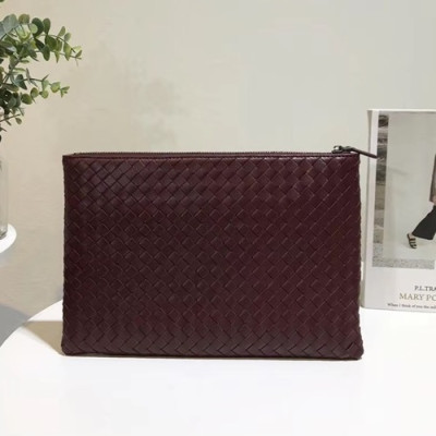 Bottega Veneta Leather Wine Clutch Bag,25/30cm - 보테가 베네타 레더 와인 남여공용 클러치백 6033-5,BVB0016,25/30cm