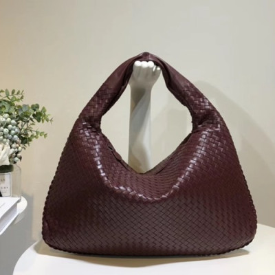 Bottega Veneta Leather Wine Hobo Tote Shoulder Bag,50cm - 보테가 베네타 레더 와인 호보 토트 숄더백 5092-3,BVB0020,50cm