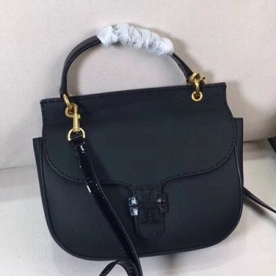 Tory Burch Leather Black Tote Shoulder Bag,25cm - 토리버치 레더 블랙 토트 숄더백 TBB0006,25cm