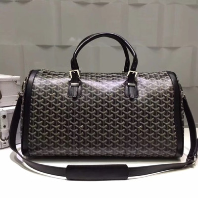 Goyard Leather Black Bag,48CM - 고야드 레더 블랙 남여공용 여행용가방,GYB0014,48CM