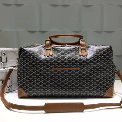 Goyard Leather Black Bag,48CM - 고야드 레더 블랙 남여공용 여행용가방,GYB0015,48CM