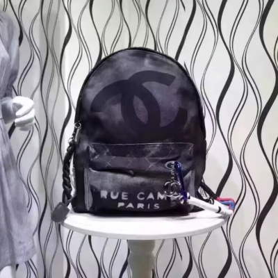 Chanel Art School Fabric Back Pack ,35/40CM - 샤넬 아트스쿨 패브릭 백팩,CHAB0515,35/40CM,2색(그레이,브라운)-지드래곤