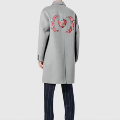 2018/19 Gucci Mens Snake Cashmere Coat - 구찌 신상 남성 스네이크 캐시미어 코트 GUC0320 , SIZE (M - 2XL) 그레이