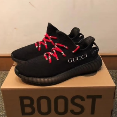 Adidas x Gucci 2018 Yeezy Boost 350 V2 Running Shoes - 구찌 X 이지부스트 350 v2 콜라보 ADI0029X ,Size (225 - 285) 블랙