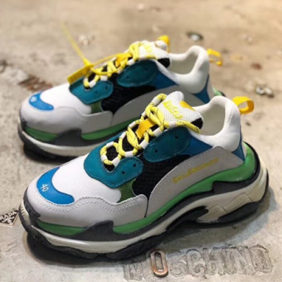 Balenciaga 2018 Triple'S Shoes - 발렌시아가 트리플-S 스니커즈 그린/블루 BAL0072 ,Size (225 - 280)