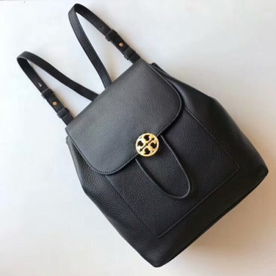 Tory Burch Leather Black Back Pack,24cm - 토리버치 레더 블랙 백팩 TBB0068,24cm