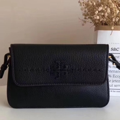 Tory Burch Leather Black Shoulder Bag,20cm - 토리버치 레더 블랙 숄더백 TBB0080,20cm