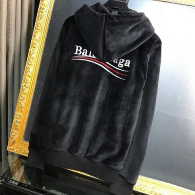 Balenciaga 2018 Wave Logo Hood Tee - 발렌시아가 웨이브 로고 후드티 Bal0087x.Size(M - 2XL)블랙