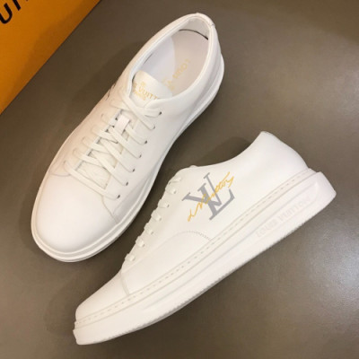 Louis Vuitton 2018 Leather Sneakers - 루이비통 신상 레더 스니커즈 Lou0609x.Size(240 - 270)화이트