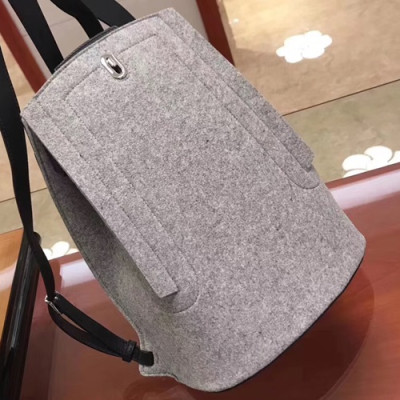 Hermes 2018 Wool Felt Back Pack  - 에르메스 2018 양모 펠트 남여공용 백팩,HERB0445,그레이