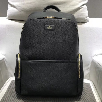 Gucci Leather Back Pack ,42CM - 구찌 레더 남성용 백팩 GUB0175 ,42cm,블랙