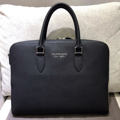 Burberry Leather Mens Business ,37CM - 버버리 레더 남성용 서류가방,BURB0046 ,37cm,블랙