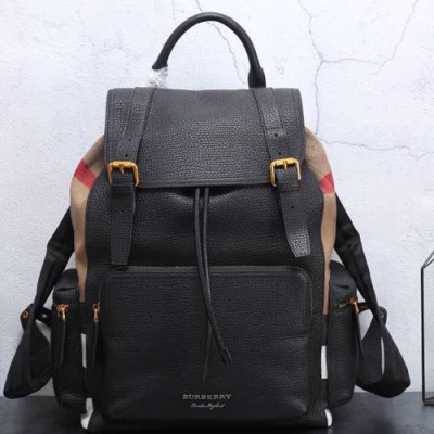 Burberry Leather Back Pack , 42cm - 버버리 레더 남여공용 백팩 ,BURB0062,42cm,블랙