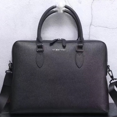 Burberry Leather Mens Business ,38CM - 버버리 레더 남성용 서류가방,BURB0075,38cm,블랙