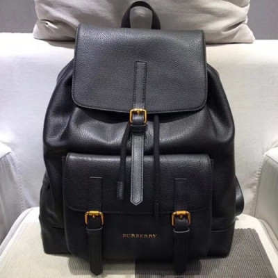 Burberry Leather Back Pack , 38cm - 버버리 레더 남여공용 백팩 ,BURB0082,38cm,블랙