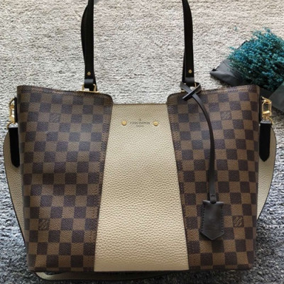 Louis Vuitton Tote Shoulder Bag,41cm - 루이비통 다미에 저지 토트 숄더백  N44041,LOUB0417 ,41cm,브라운+베이지